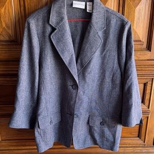 Alfred Dunner Gray Blazer